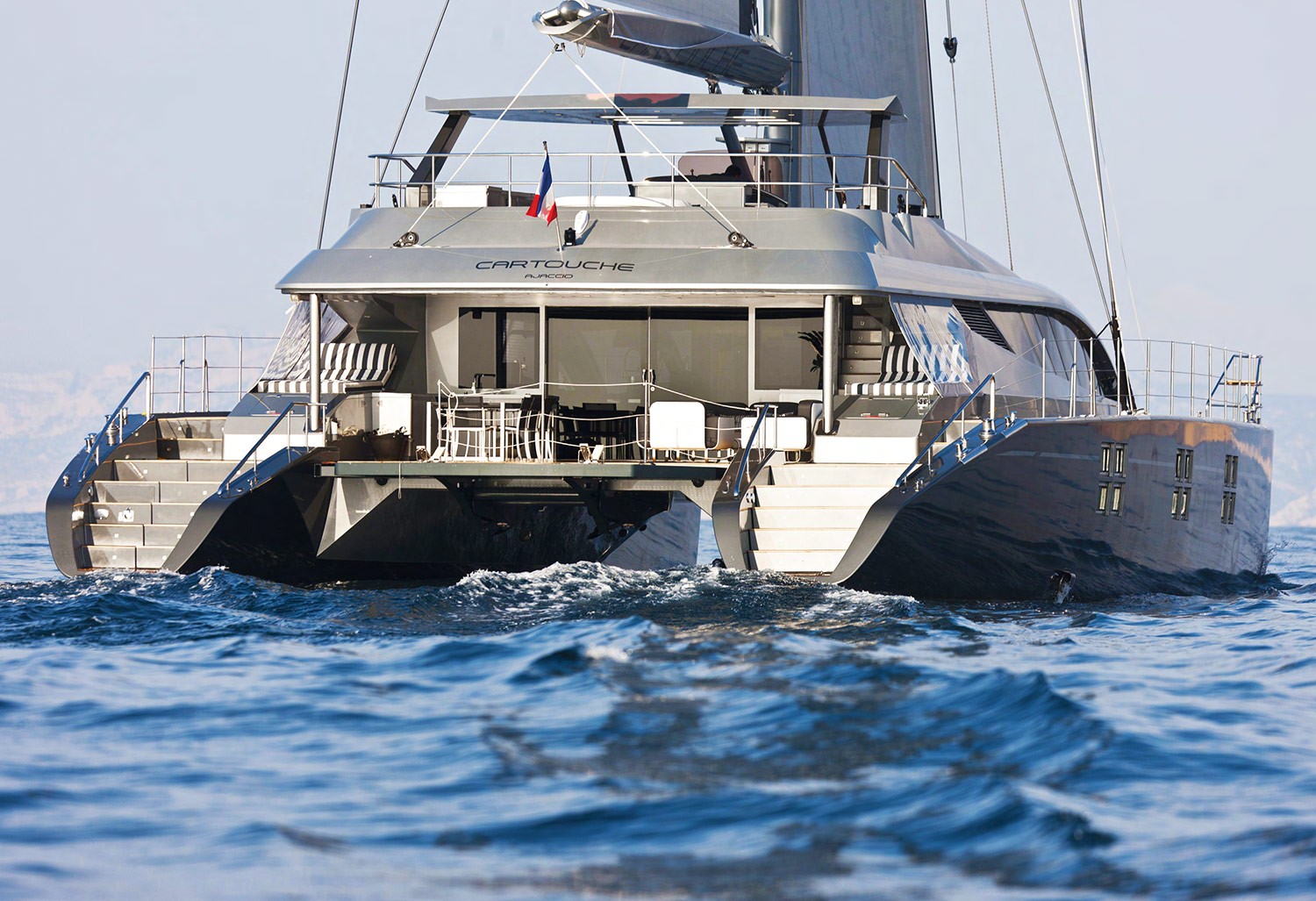 Blue Coast 95-2 aft view