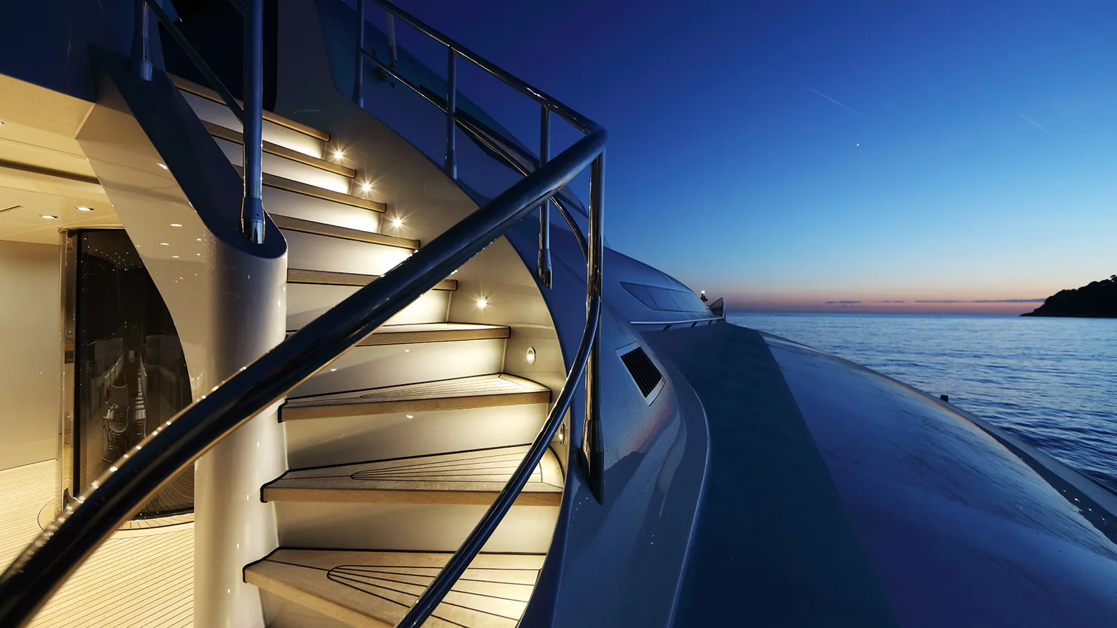 Galaxy of Happiness exterior stairs