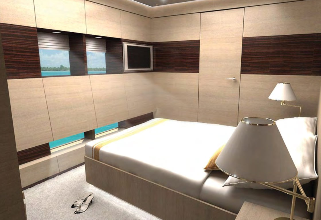 Blue Coast 101 guest cabin