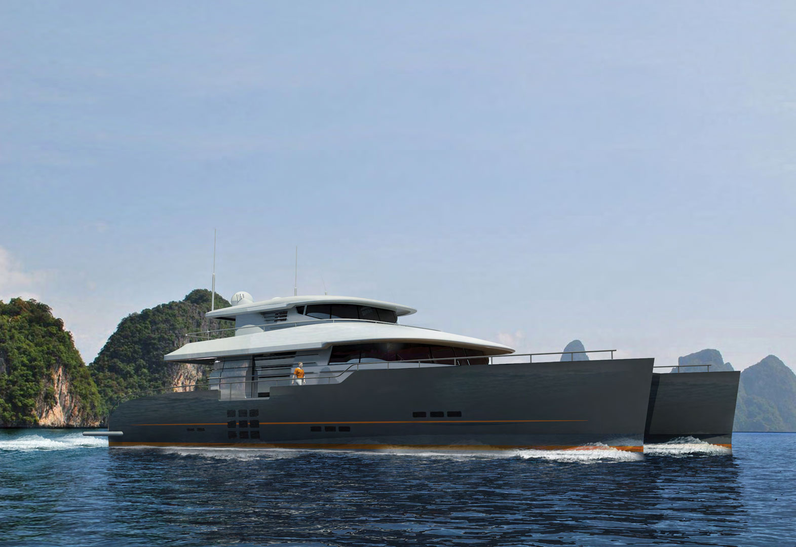Blue Coast 100 Motor Catamaran