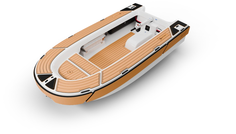 Spark electric tender - isometric view