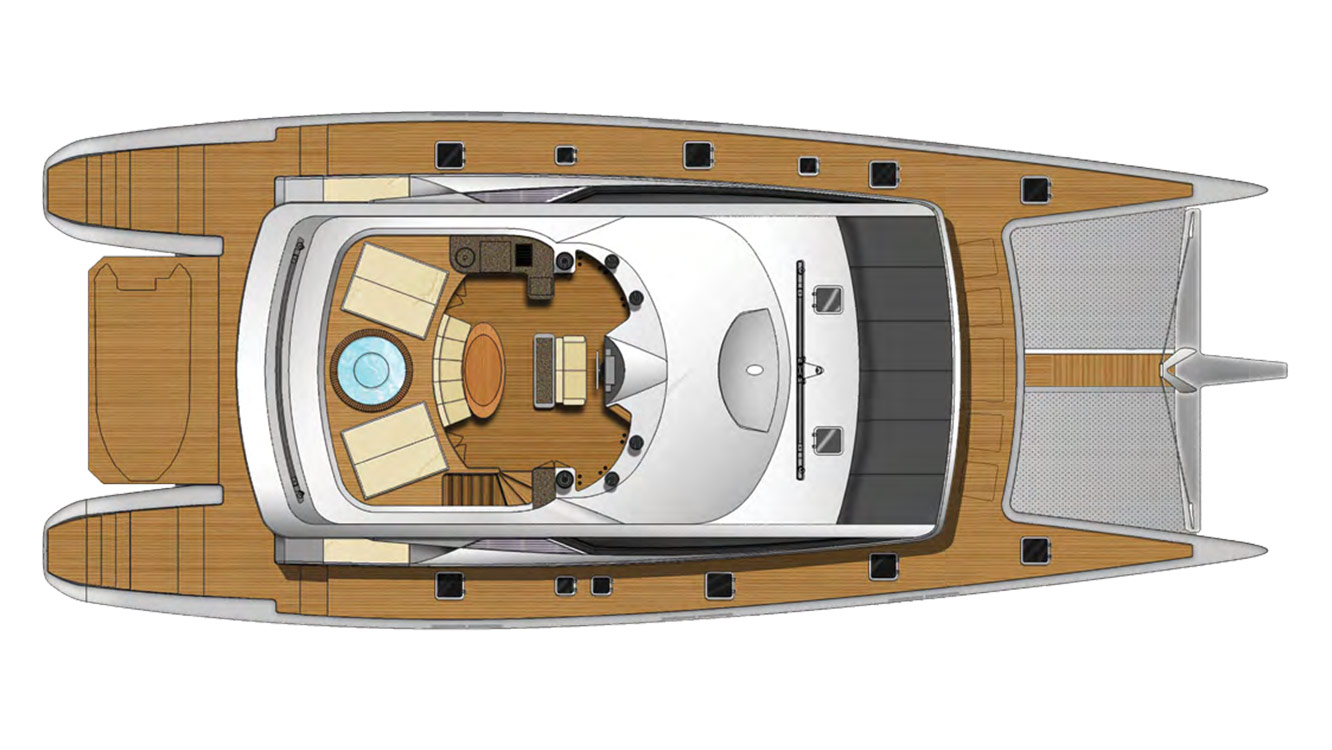 Blue Coast 95-2 Flybridge Layout