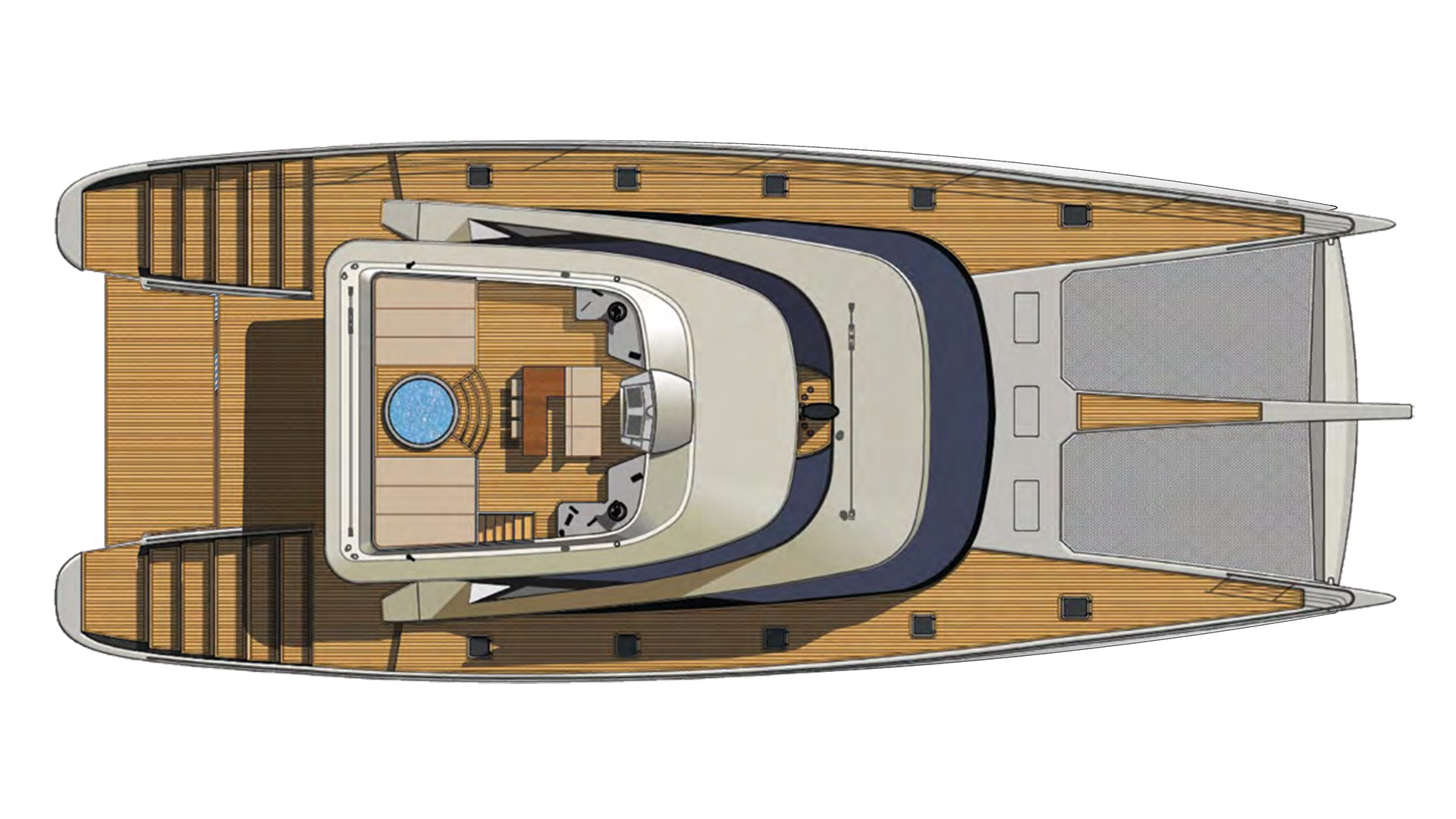 Blue Coast 101 Flybridge Layout