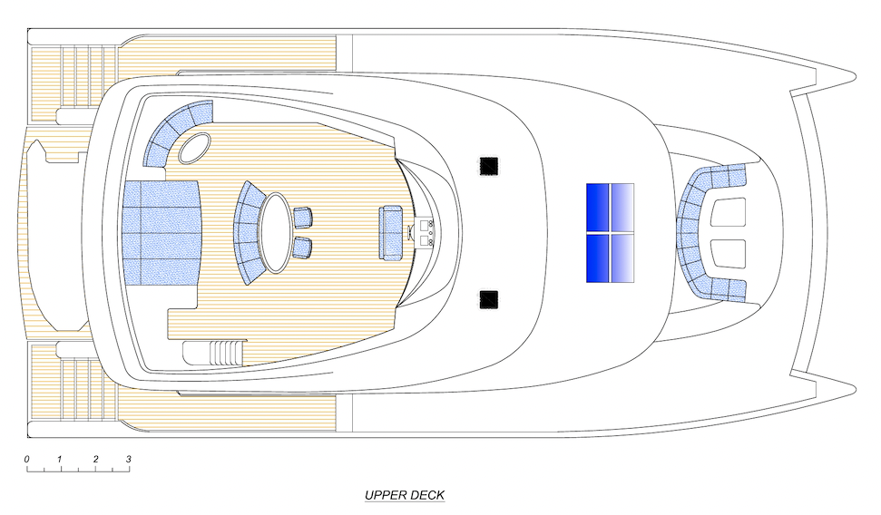 Blue Coast 80 Upper Deck Layout