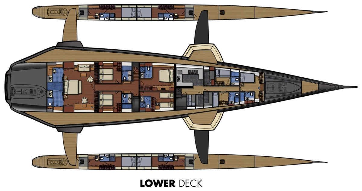 BCY 160 Lower Deck Layout