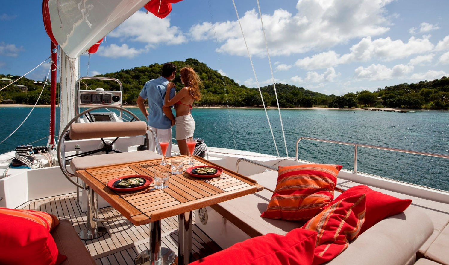 Marine Finance - Couple enjoying their yacht
