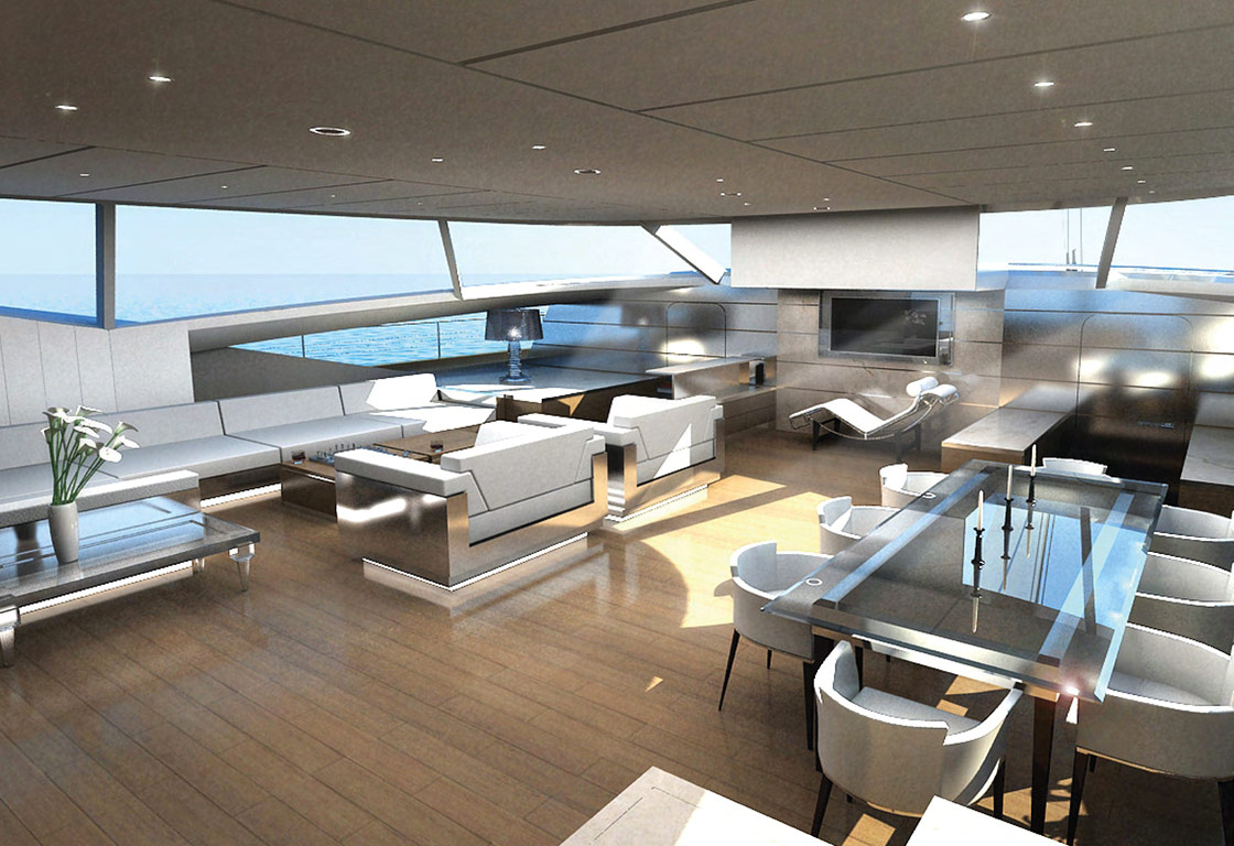 Blue Coast 101 saloon view