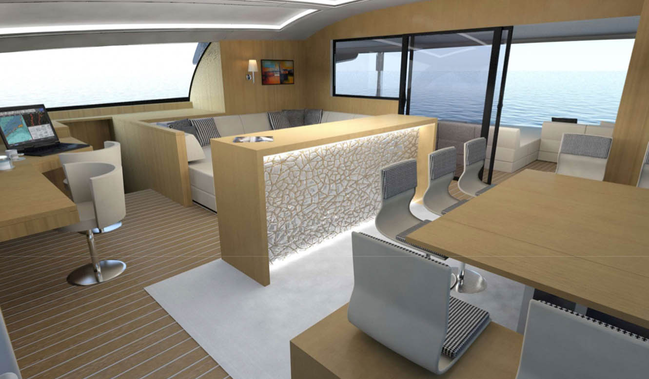 Blue Coast 82 saloon dining